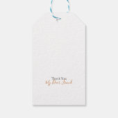 De zomer die in Herfst najaar wordt samengevouwen  Cadeaulabel (Achterkant)