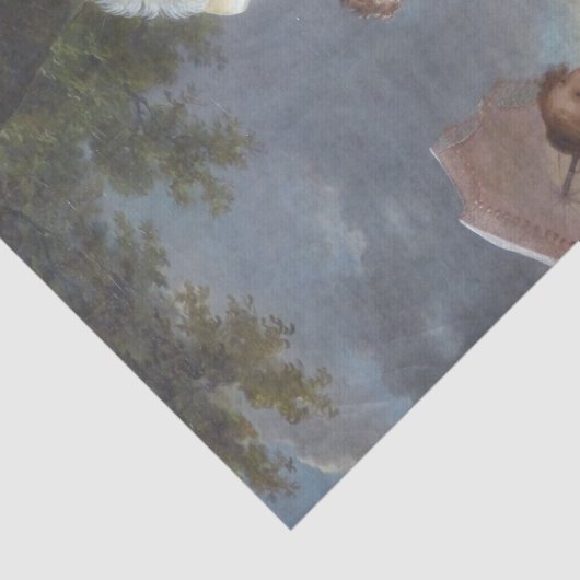 De zomer door Marguerite Gerard Tissuepapier (Detail)