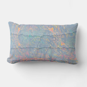 De zomer gaat met het stroompatroon lumbar Pillow Kussen