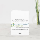 De zomer in Bohemen Kaart (Achterkant)