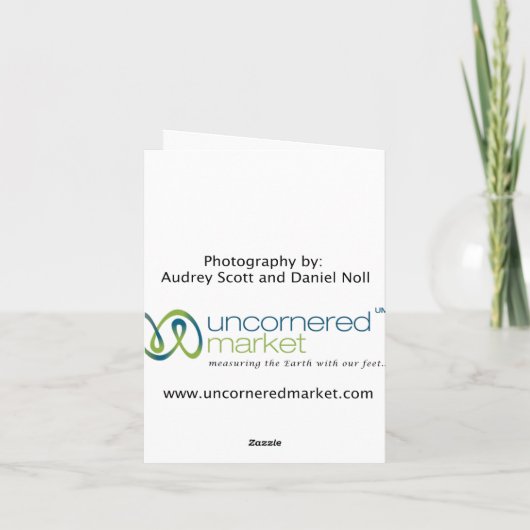 De zomer in Bohemen Kaart (Achterkant)