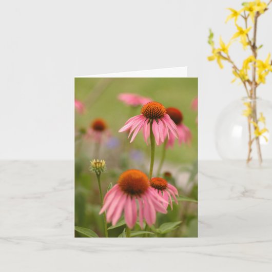 De zomer in Bohemen Kaart (Gele Bloem)