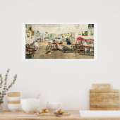 De Zomer in het Artiesthuis in Patna, in Poster (Keuken)