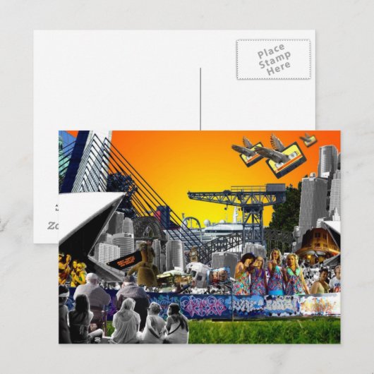 De zomer in Sydney Briefkaart (Voorkant / Achterkant)