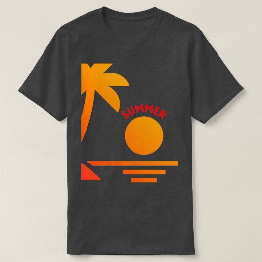 De zomer is hier 10 t-shirt (Design voorkant)
