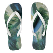 De zomer is hier Custom Volwassen, Brede Straps Teenslippers (Voetbed)