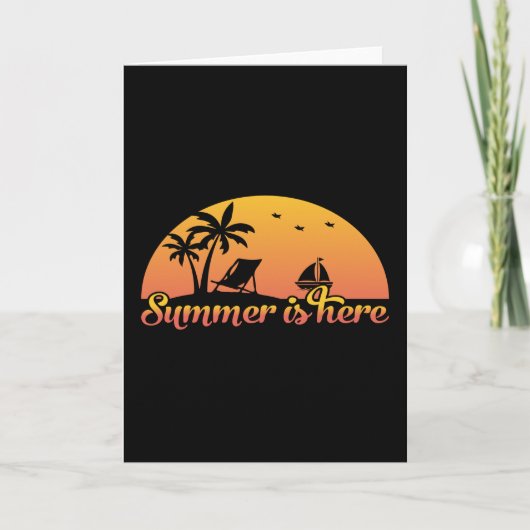 De zomer is hier kaart (Voorkant)