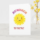 De zomer is hier kaart (Gele Bloem)