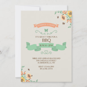 De zomer is hier Uitnodiging