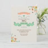 De zomer is hier Uitnodiging (Staand voorkant)