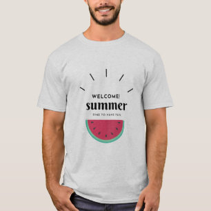 De zomer is mijn zeewatermeloen t-shirt