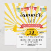de zomer is voorbij aan schoolfeest : poster uitno kaart (Voorkant / Achterkant)