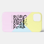 De zomer is voorbij naar school Case-Mate iPhone case (Achterkant (horizontaal))