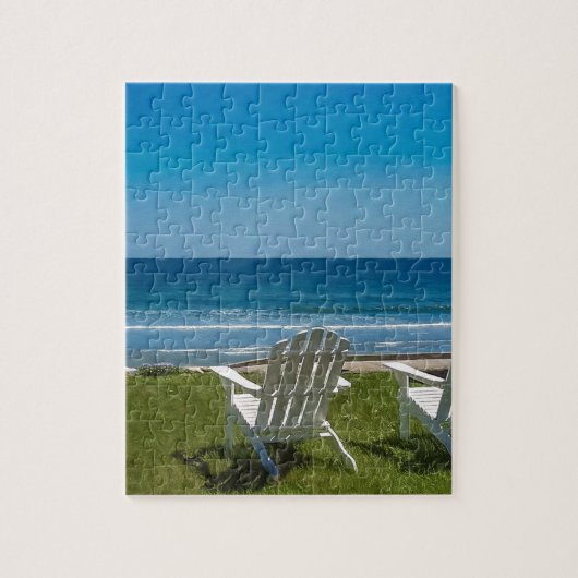 De zomer komt aan Beach Higgins Legpuzzel (Verticaal)