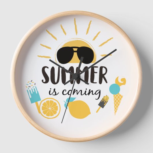 De zomer komt eraan - Fun Ice Cream & Sunglasses W (Voorkant)