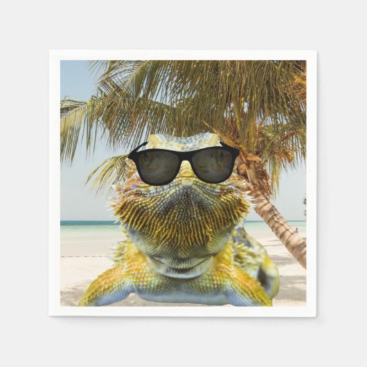 De zomer komt eraan servet (Voorkant)