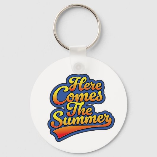 De zomer komt eraan sleutelhanger (Voorkant)