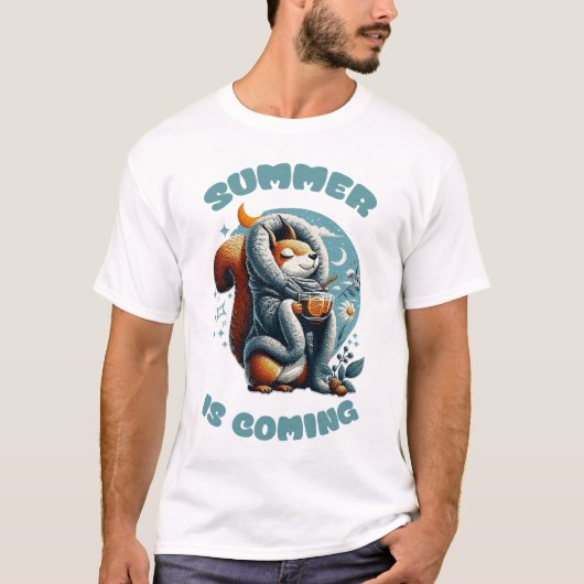 De zomer komt eraan t-shirt (Voorkant)