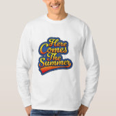 De zomer komt eraan t-shirt (Voorkant)