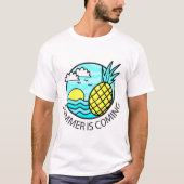 De zomer komt eraan t-shirt (Voorkant)