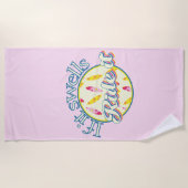 De zomer overleven als het zwelt strandlaken (Voorkant)