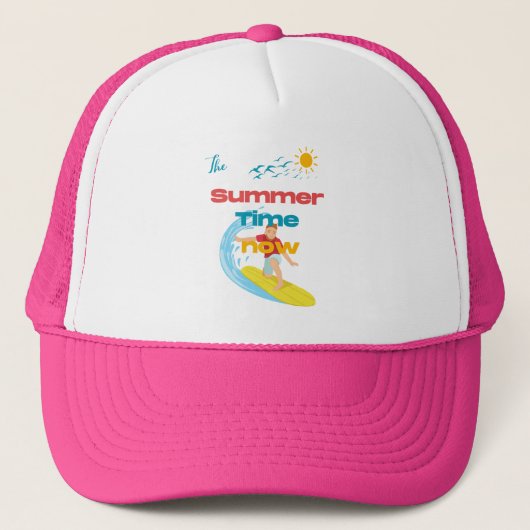 De Zomer Tijd nu Trucker Pet (Voorkant)
