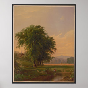 De zomer van Alfred Bricher Poster