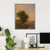 De zomer van Alfred Bricher Poster (Thuiskantoor)