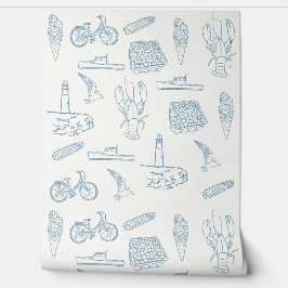 De zomer van New England Behang