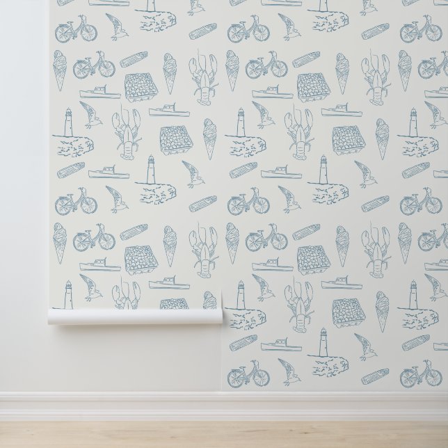 De zomer van New England Behang (Applicatie)