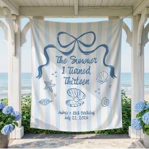 De zomer waarin ik 13 werd Verjaardagsbanner Wandkleed