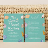 De zomer waarin ik getrouwd ben Meidenavond Kaart