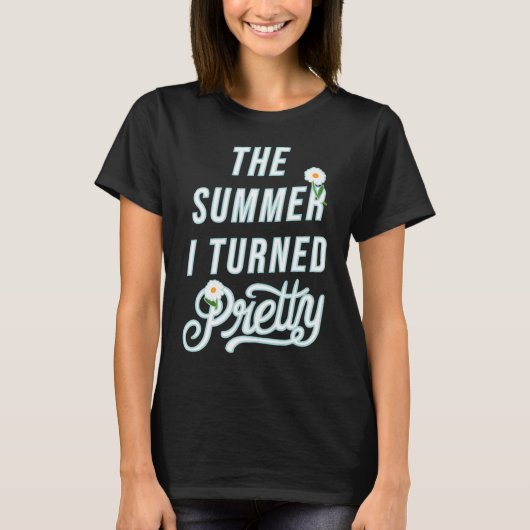 De zomer waarin ik knap werd t-shirt (Voorkant)