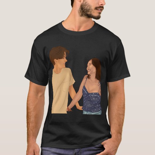 De zomer waarin ik mooi werd t-shirt (Voorkant)