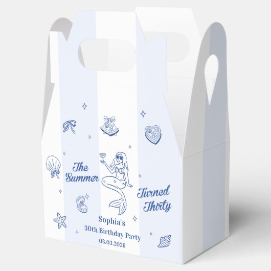 De zomer werd 30 jaar  bedankdoosjes (Geopend)