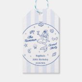 De zomer werd 30 jaar  cadeaulabel (Voorkant)