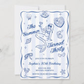 De zomer werd 30 jaar  kaart (Voorkant)