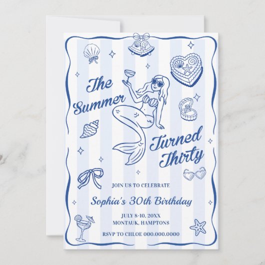 De zomer werd 30 jaar kaart (Voorkant)