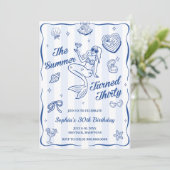 De zomer werd 30 jaar  kaart (Staand voorkant)