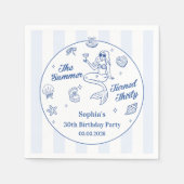 De zomer werd 30 jaar  servet (Voorkant)