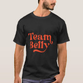 De zomer werd ik  - Team Belly T-shirt (Voorkant)