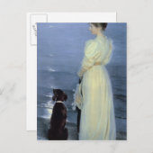 De zomeravond in Skagen Briefkaart (Voorkant / Achterkant)