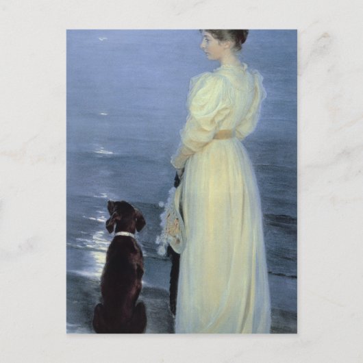 De zomeravond in Skagen Briefkaart (Voorkant)