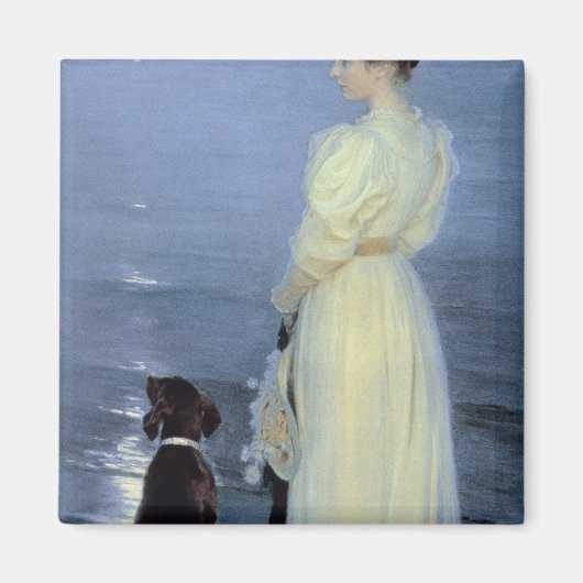 De zomeravond in Skagen Magneet (Voorkant)