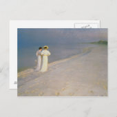 De zomeravond op de zuidkust van Skagen Briefkaart (Voorkant / Achterkant)