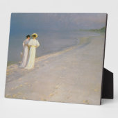 De zomeravond op de zuidkust van Skagen Fotoplaat (Zijkant)