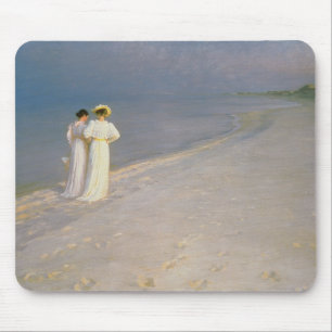 De zomeravond op de zuidkust van Skagen Muismat
