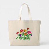 De zomerbloei grote tote bag (Achterkant)
