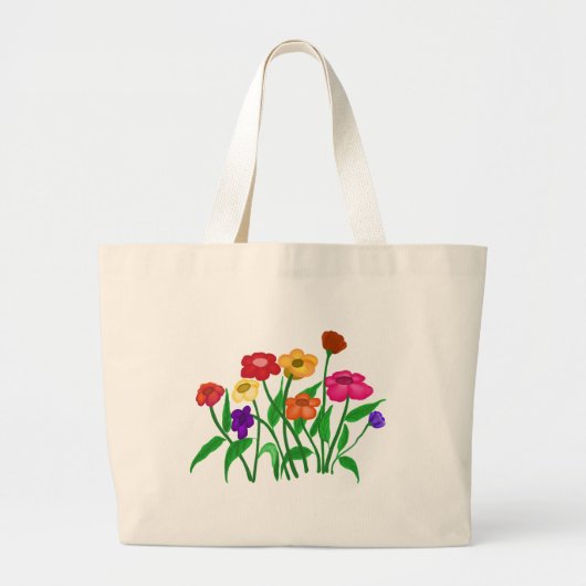De zomerbloei grote tote bag (Voorkant)
