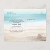 De zomerbus voor het uitstellen van het huwelijk o aankondigingskaart (Achterkant)